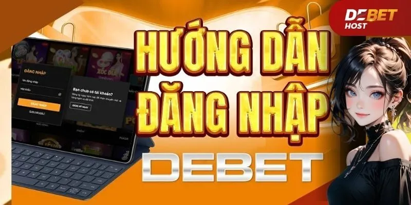 Hướng dẫn chi tiết 3 bước đăng nhập DEBET